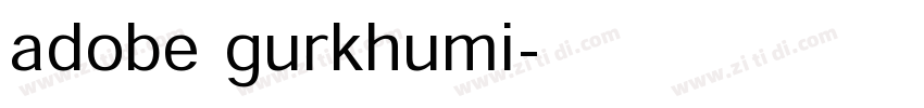 adobe gurkhumi字体转换